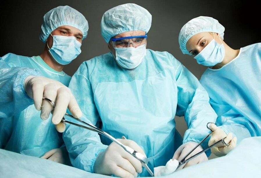 surgical intervention in case of thoracic osteochondrosis
